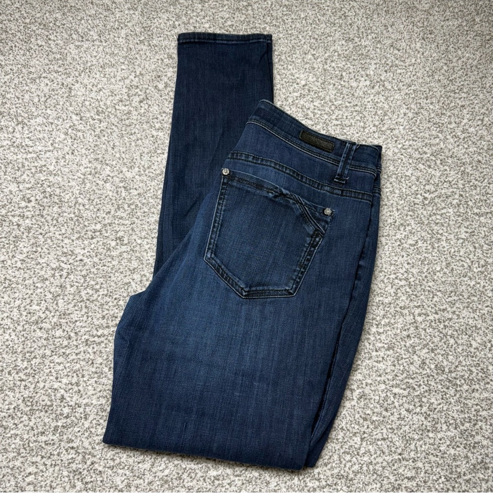 Women’s Buckle Black Dark Wash Fit‎ No. 76 Skinny Jeans Size 28x32